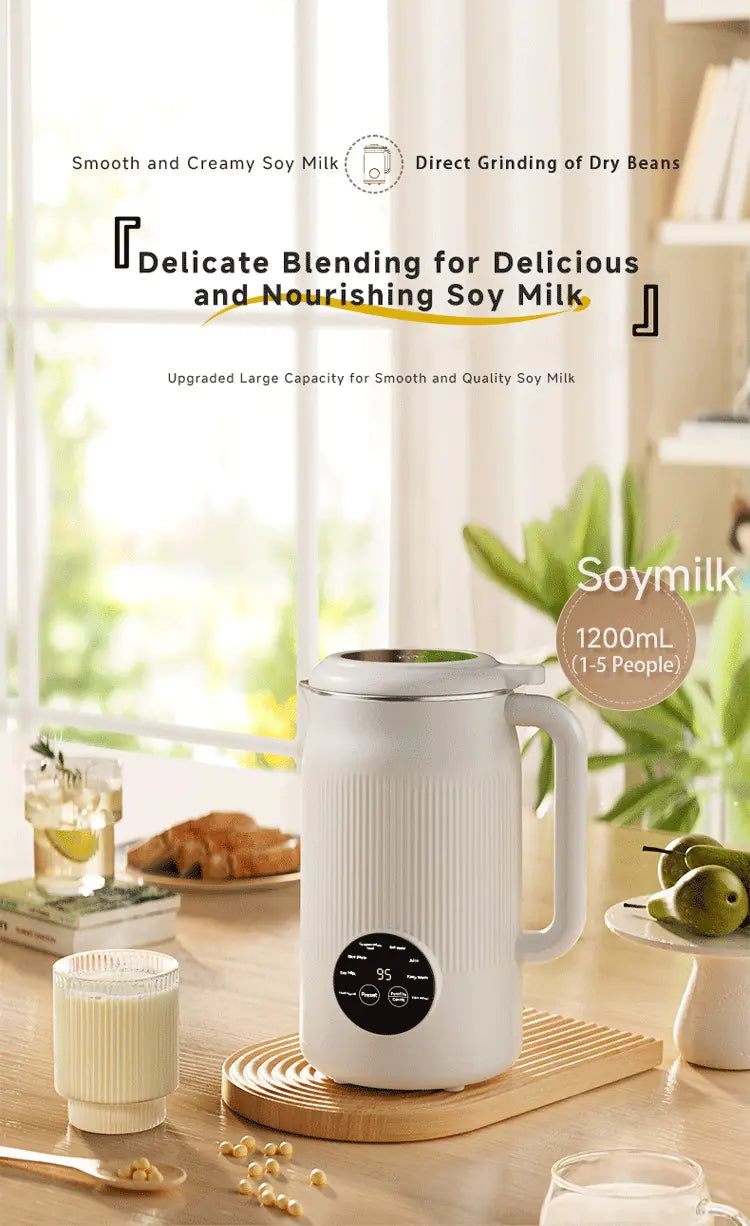1200ml Multifunction Soy Milk Maker & Juicer